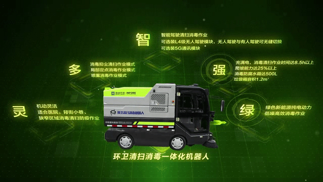 智能環(huán)衛(wèi)機器人軍團再添猛將！清掃消毒一體化機器人利劍出鞘